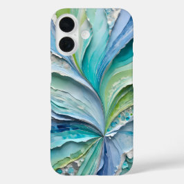 Farbenfrohe Papier Collage Art iPhone Fall iPhone 16 Hülle