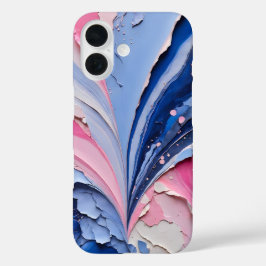 Farbenfrohe Papier Collage Art iPhone Fall iPhone 16 Hülle