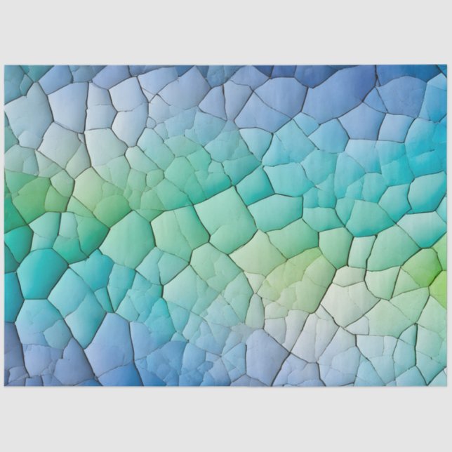 Farbenfrohe Papierhandtaschentuch Seidenpapier (Vorderseite)