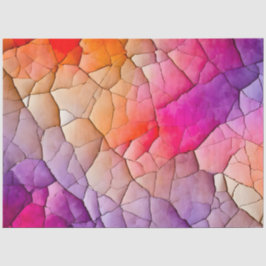 Farbenfrohe Papierhandtaschentuch Seidenpapier