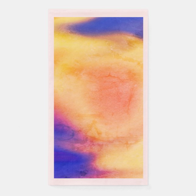 Farbenfrohe Papierhandtücher Serviette (Vorderseite)