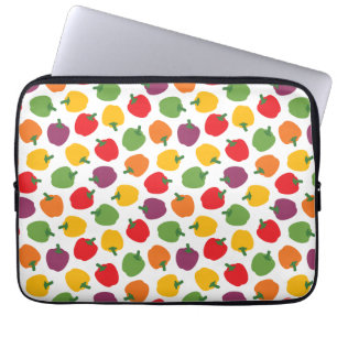 Farbenfrohe Paprikaschoten Laptopschutzhülle