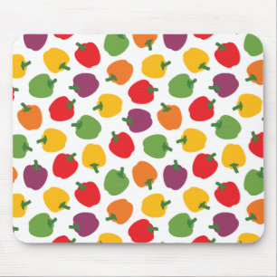Farbenfrohe Paprikaschoten Mousepad