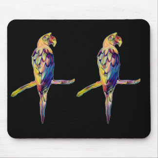Farbenfrohe Parrot Mousemat Mousepad