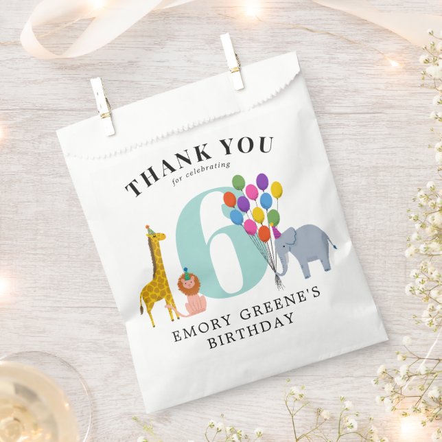 Farbenfrohe Party Geburtstagsparty Geschenktütchen (Ausgeschnitten)