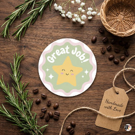 Farbenfrohe Pasta Niedliche tolle Arbeit für Kinde Runder Aufkleber