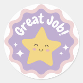 Farbenfrohe Pasta Niedliche tolle Arbeit für Kinde Runder Aufkleber