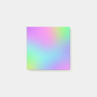 Farbenfrohe Pastel Blur Gradient Notes