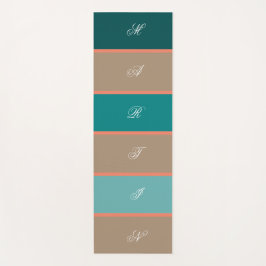 Farbenfrohe Pastel-Rainbow-Farben Yogamatte