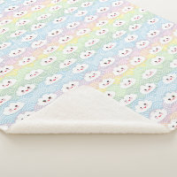 Farbenfrohe Pastel Waves Kawaii Emoji Clouds Muste