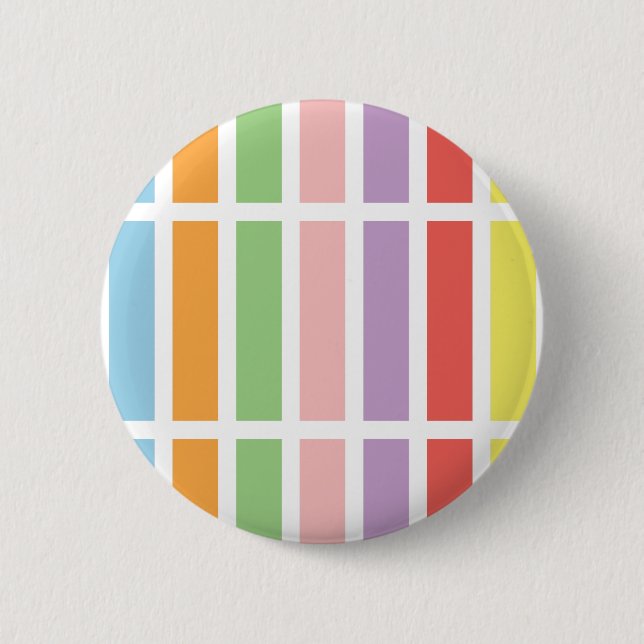 farbenfrohe Pastell Hues Button (Vorderseite)