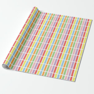 farbenfrohe Pastell Hues Geschenkpapier