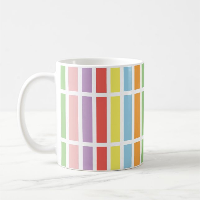 farbenfrohe Pastell Hues Kaffeetasse (Links)