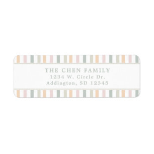 Farbenfrohe Pastell Rainbow Modern