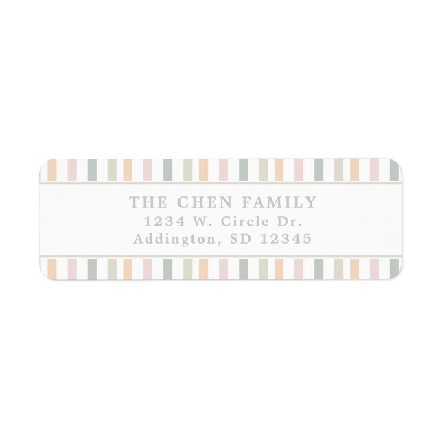 Farbenfrohe Pastell Rainbow Modern (Vorne)