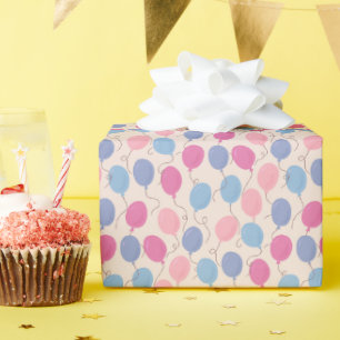 Farbenfrohe Pastellbälle Geschenkpapier