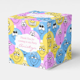 Farbenfrohe Pastelle 😀 Emoji Design Geschenkschachtel