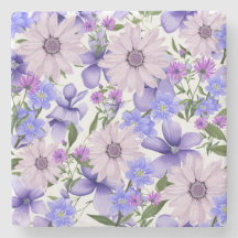 Farbenfrohe Pastelle Niedlich Lavender Daisies Fer