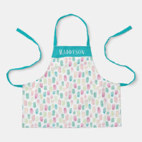 Farbenfrohe Pastellfarben Paint Stroke Pattern Dru