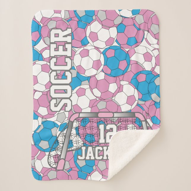 Farbenfrohe Pastellkugel mit Text Sherpadecke (Vorderseite)