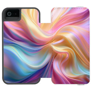 Farbenfrohe Pastellseide Incipio Watson™ iPhone 5 Geldbörsen Hülle