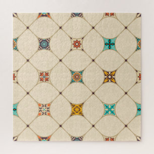 Farbenfrohe Patchwork Islam Arabisch Tile Puzzle