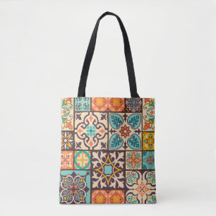 Farbenfrohe Patchwork Islam Motifs Tile