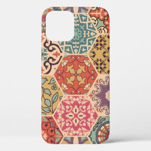 Farbenfrohe Patchwork-Kachel Islamische Motive Case-Mate iPhone Hülle