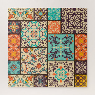 Farbenfrohe Patchwork-Tile: Motive der islamischen Puzzle