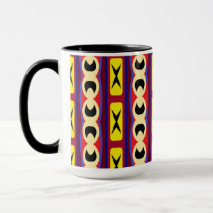 Farbenfrohe Pattern-Tasse Tasse