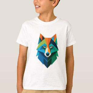 "Farbenfrohe Paws Kids' Hund T-Shirt