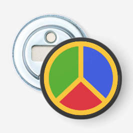 Farbenfrohe "Peace Sign Flaschenöffner" Flaschenöffner