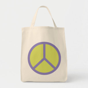 Farbenfrohe "Peace Sign Toys" Tragetasche