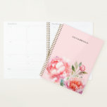 Farbenfrohe Peonies Präzisiertes Blumendesign Planer<br><div class="desc">Farbenfrohe Peonies Raffiniertes Blumendesign mit Namen</div>