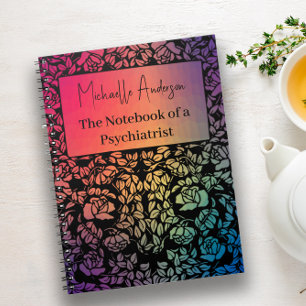 Farbenfrohe Personalisierte Bezeichnung Notebook Notizblock