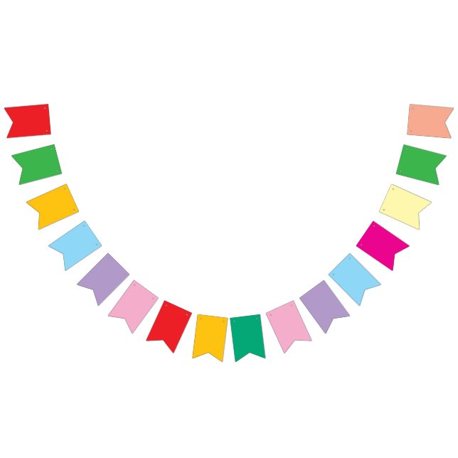 Farbenfrohe Personalisierte Weihnachtsdekorationen Wimpelkette (Alle)