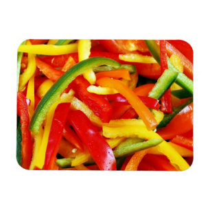 Farbenfrohe Pfefferscheiben Magnet