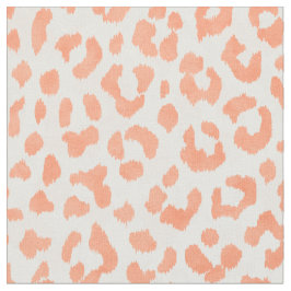 Farbenfrohe, pfirsichfarbene, orange-beige Druckmu Stoff
