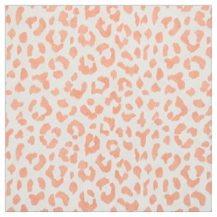Farbenfrohe, pfirsichfarbene, orange-beige Druckmu Stoff