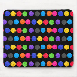 Farbenfrohe Pickleball Mousepad