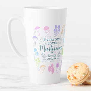 Farbenfrohe Pilze Milchtasse