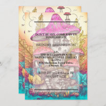 Farbenfrohe Pilzhütte Geburtstagsparty