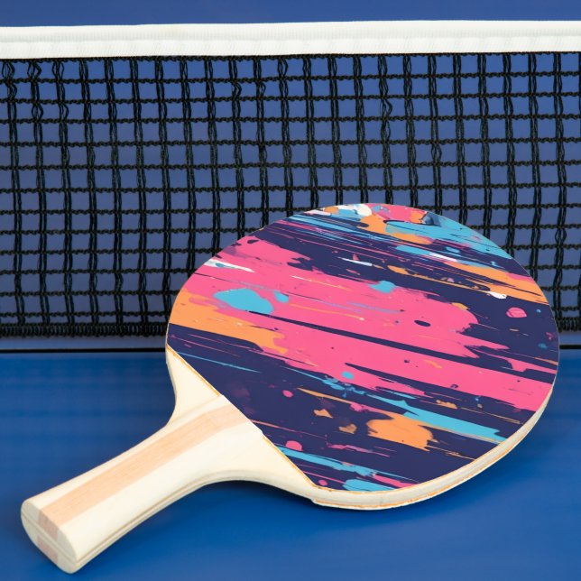 Farbenfrohe Ping Pong Paddle Tischtennis Schläger (InSitu)