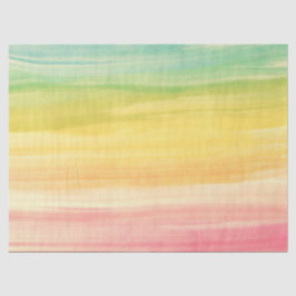 Farbenfrohe Pinselstriche Seidenpapier