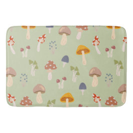 Farbenfrohe Polster-Muster Badematte