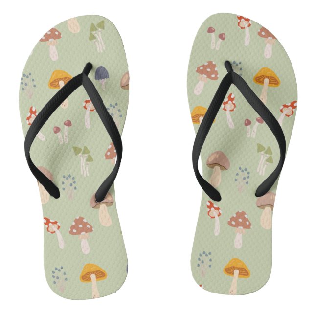 Farbenfrohe Polster-Muster Flip Flops (Fußbett)