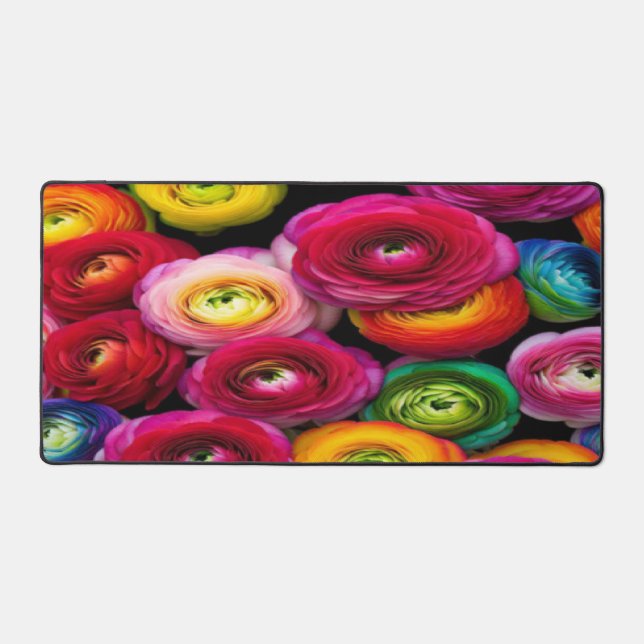 Farbenfrohe Ponies - Schreibtischmatte (Vorderseite)