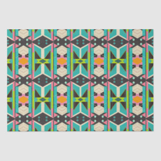 Farbenfrohe Pop Art Deco Abstrakt Moderne Geometri Seidenpapier