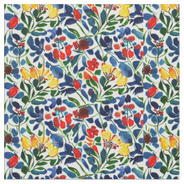 Farbenfrohe Pop Blume Stoff