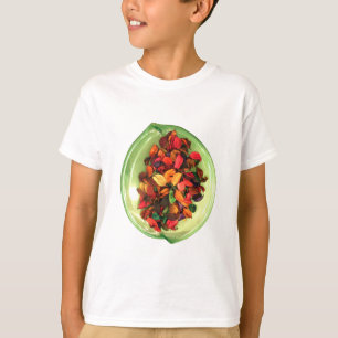 Farbenfrohe Potpourri: Ein sanftes Display T-Shirt